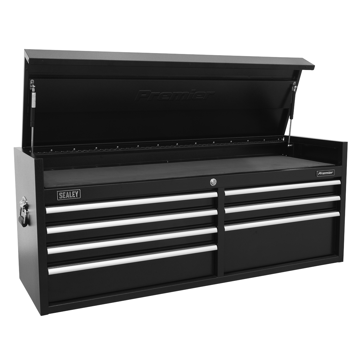 Topchest 7 Drawer 1415mm Heavy-Duty Black - PTB141507 - Farming Parts