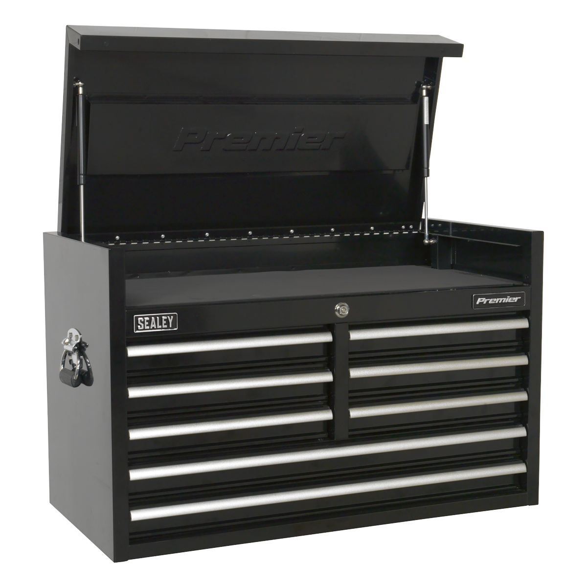 Topchest 8 Drawer 915mm Heavy-Duty Black - PTB91508 - Farming Parts