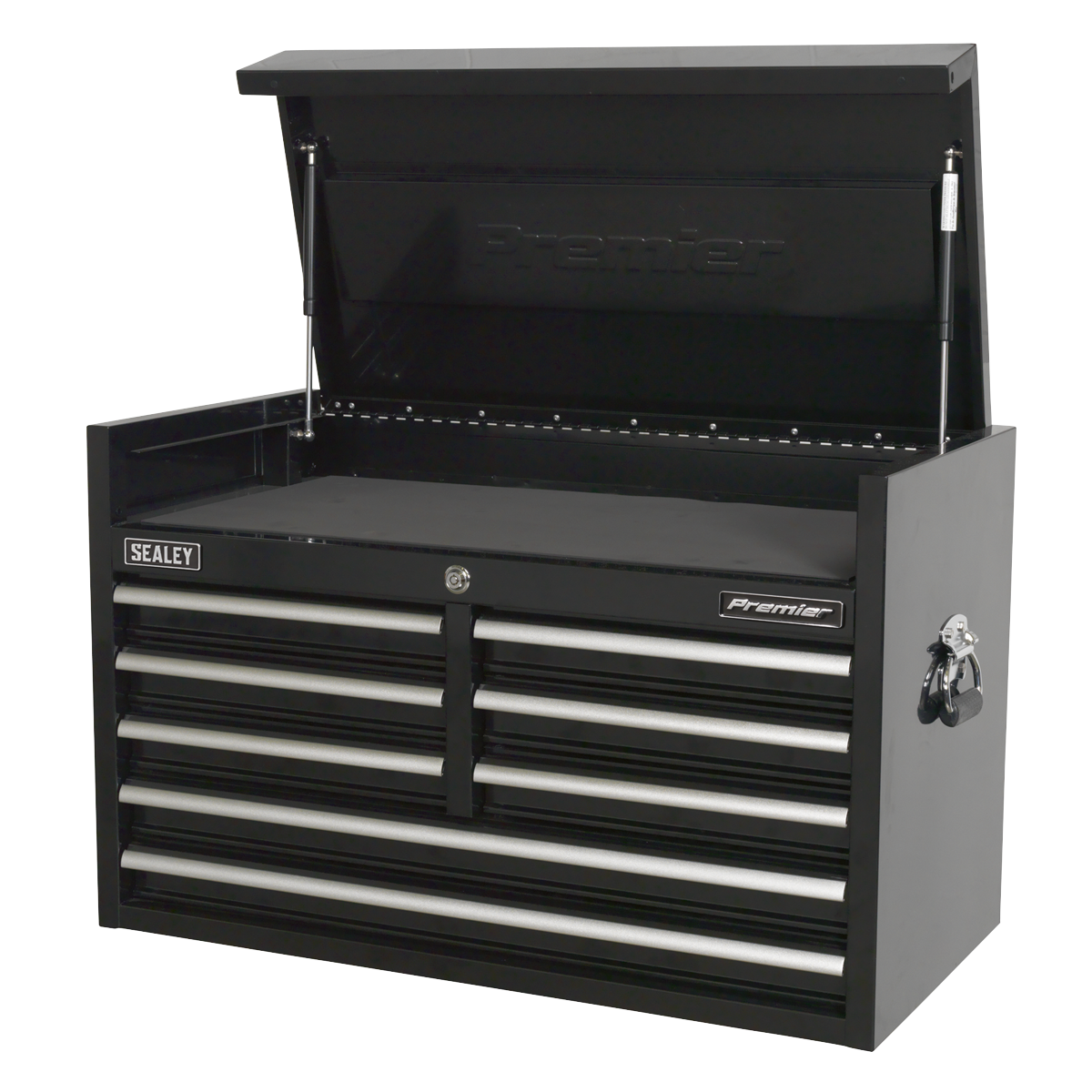 Topchest 8 Drawer 915mm Heavy-Duty Black - PTB91508 - Farming Parts