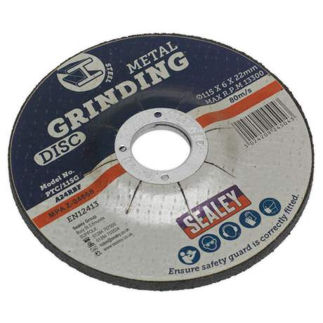 Grinding Disc Ø115 x 6mm Ø22mm Bore - PTC/115G - Farming Parts