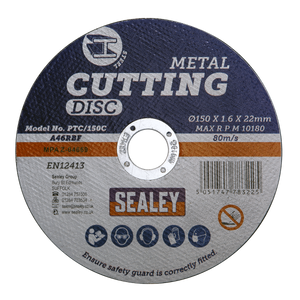 Cutting Disc Ø150 x 1.6mm 22mm Bore - PTC/150C - Farming Parts