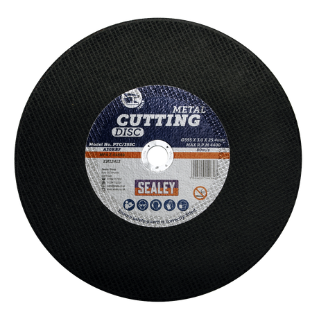 Cutting Disc Ø355 x 3mm Ø25.4mm Bore - PTC/355C - Farming Parts