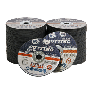 Cutting Disc Pack of 100 Ø75 x 1.2mm Ø10mm Bore - PTC/3CT100 - Farming Parts