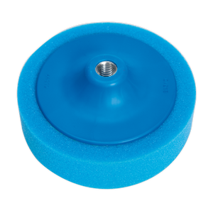 Buffing & Polishing Foam Head Ø150 x 50mm 5/8"UNC Blue/Medium - PTC/CH/5/8-B - Farming Parts