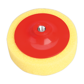Buffing & Polishing Foam Head Ø150 x 50mm M14 x 2mm Yellow/Coarse - PTC/CH/M14-Y - Farming Parts