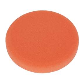 Buffing & Polishing Foam Head Hook-and-Loop Ø150 x 25mm Orange/Firm - PTCCHV150O - Farming Parts