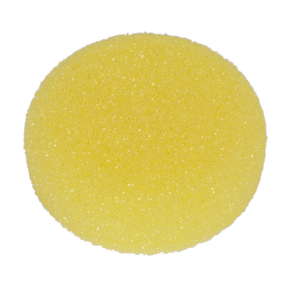 Buffing & Polishing Foam Head Hook-and-Loop Ø80 x 25mm Yellow/Coarse - PTCCHV79Y - Farming Parts