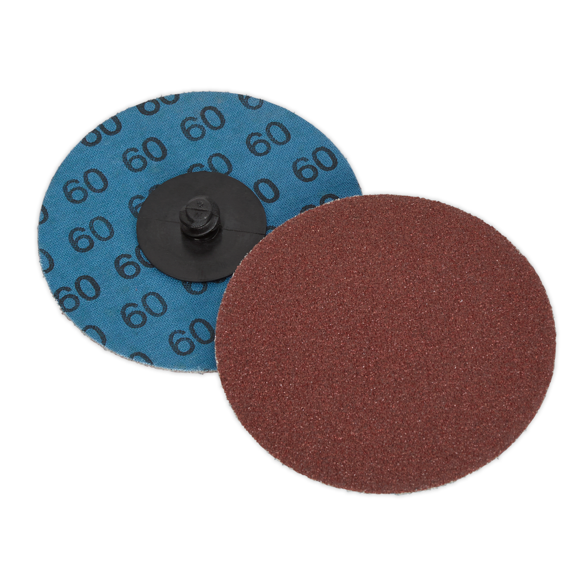 Quick-Change Sanding Disc Ø75mm 60Grit Pack of 10 - PTCQC7560 - Farming Parts