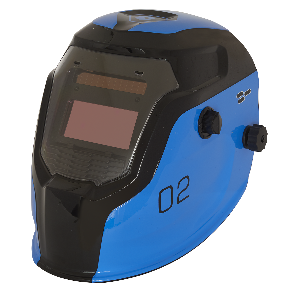 Auto Darkening Welding Helmet - Shade 9-13 - Blue - PWH2 - Farming Parts