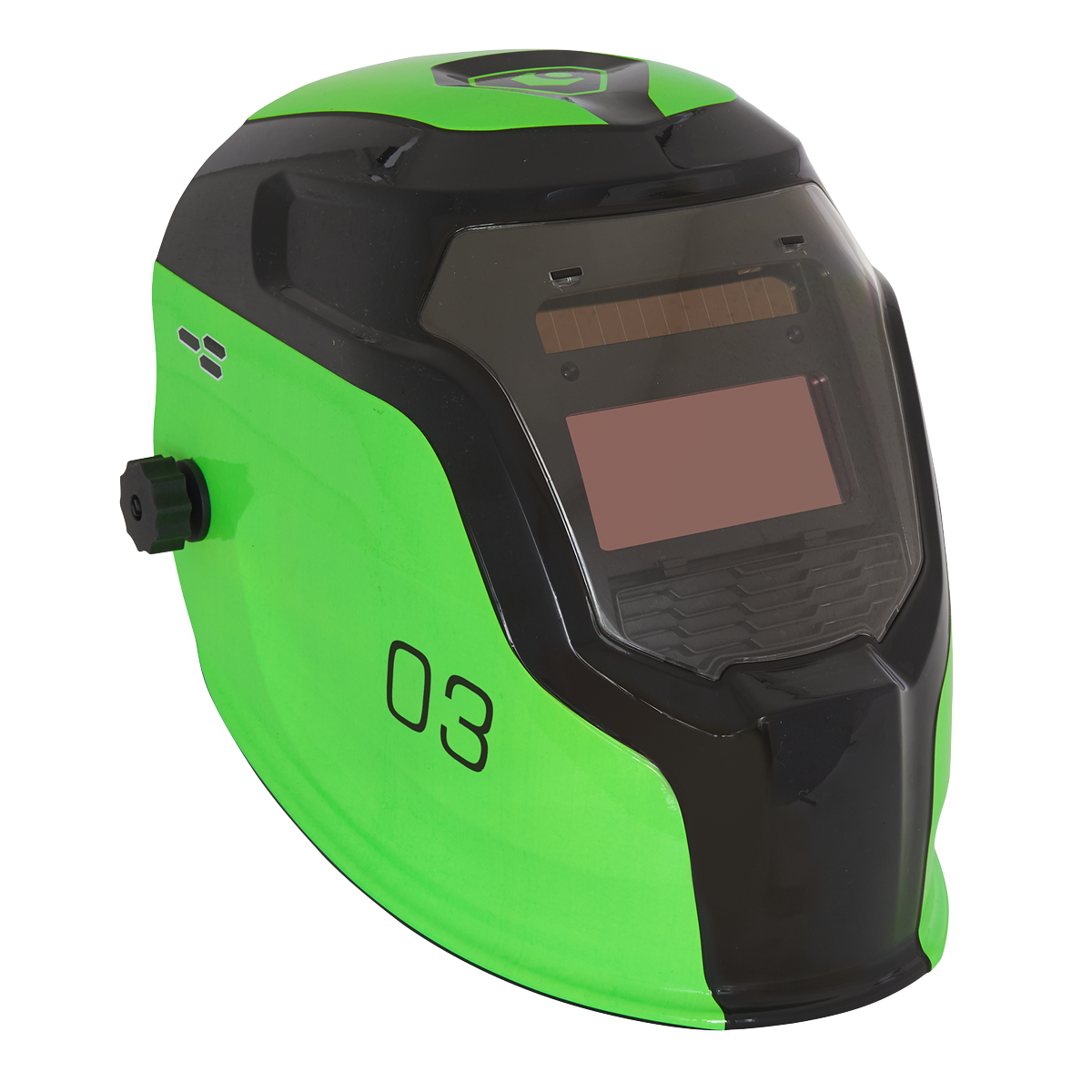 Auto Darkening Welding Helmet - Shade 9-13 - Green - PWH3 - Farming Parts