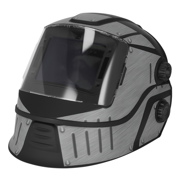 Sealey | Auto Darkening Solar Powered True Colour Flip Up Welding Helmet Shade 9-13 - PWH603