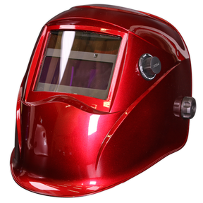 Welding Helmet Auto Darkening - Shade 9-13 - Red - PWH612 - Farming Parts