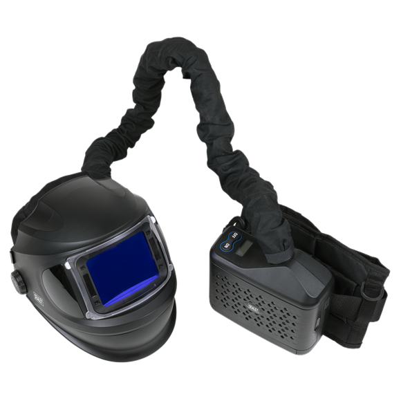 Auto Darkening Welding Helmet with TH3 Powered Air Purifying Respirator (PAPR) - SE-PWH618
