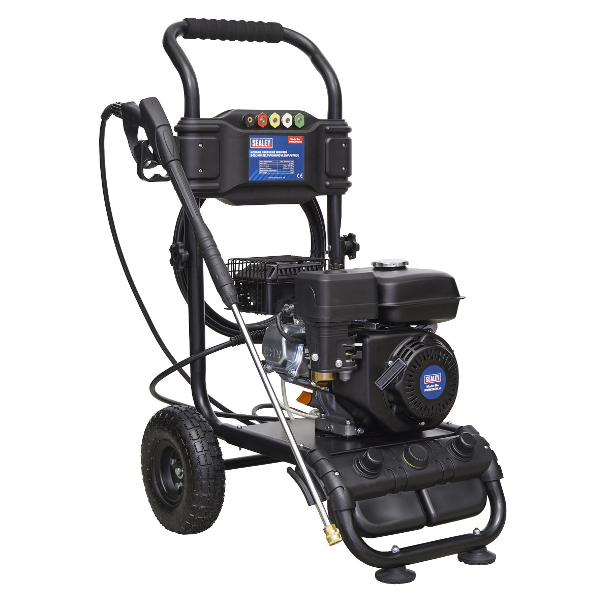 Pressure Washer 220bar 540L/hr 6.5hp Petrol - PWM2500 - Farming Parts