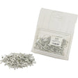 A pile of silver Pop Rivet (Sparex Part No. S.8401) and a partially opened clear plastic package containing additional Sparex metric rivets.