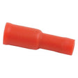 A Pre Insulated Bullet Terminal (Female, 4.0mm, Red, 0.5 - 1.5mm) by Sparex, designed to handle up to 300V and 10Amps.