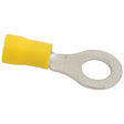 The Sparex Pre Insulated Ring Terminal (Sparex Part No. S.8552) features a yellow plastic insulation, a standard grip, and an 8.4mm metal ring.