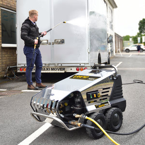 V-TUF RAPIDMSH240v Professional Hot Water Industrial Mobile Pressure Washer - 120Bar, 9L/min