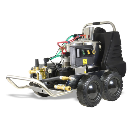 V-TUF RAPIDMSH240v Professional Hot Water Industrial Mobile Pressure Washer - 120Bar, 9L/min