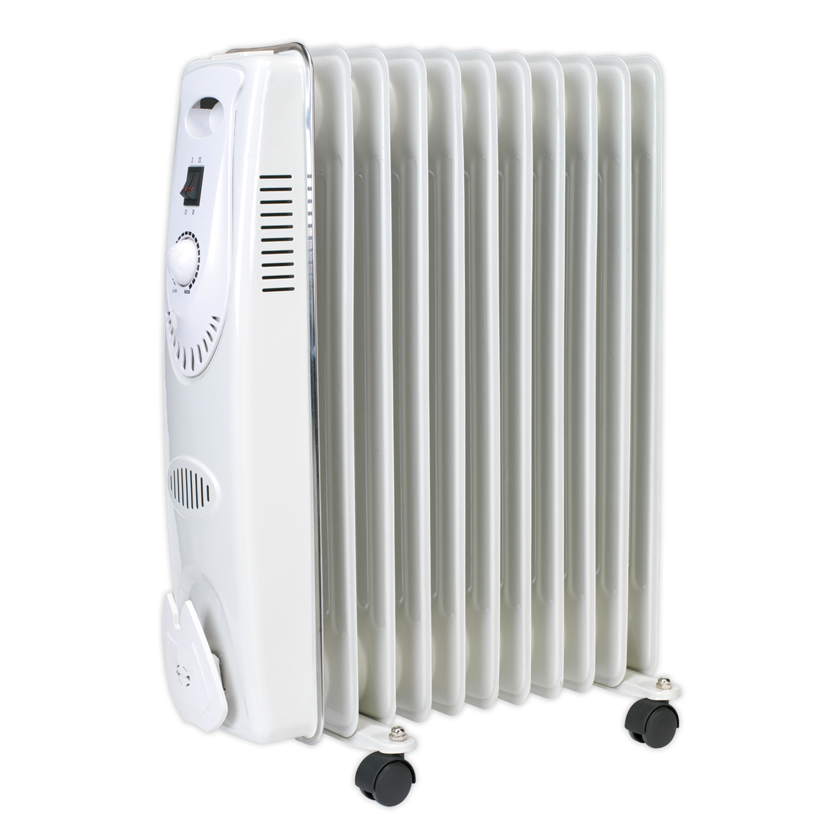 Oil-Filled Radiator 2500W/230V 11-Element - RD2500 - Farming Parts