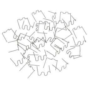 Wave Staple 0.6mm Pack of 100 - RE06W - Farming Parts