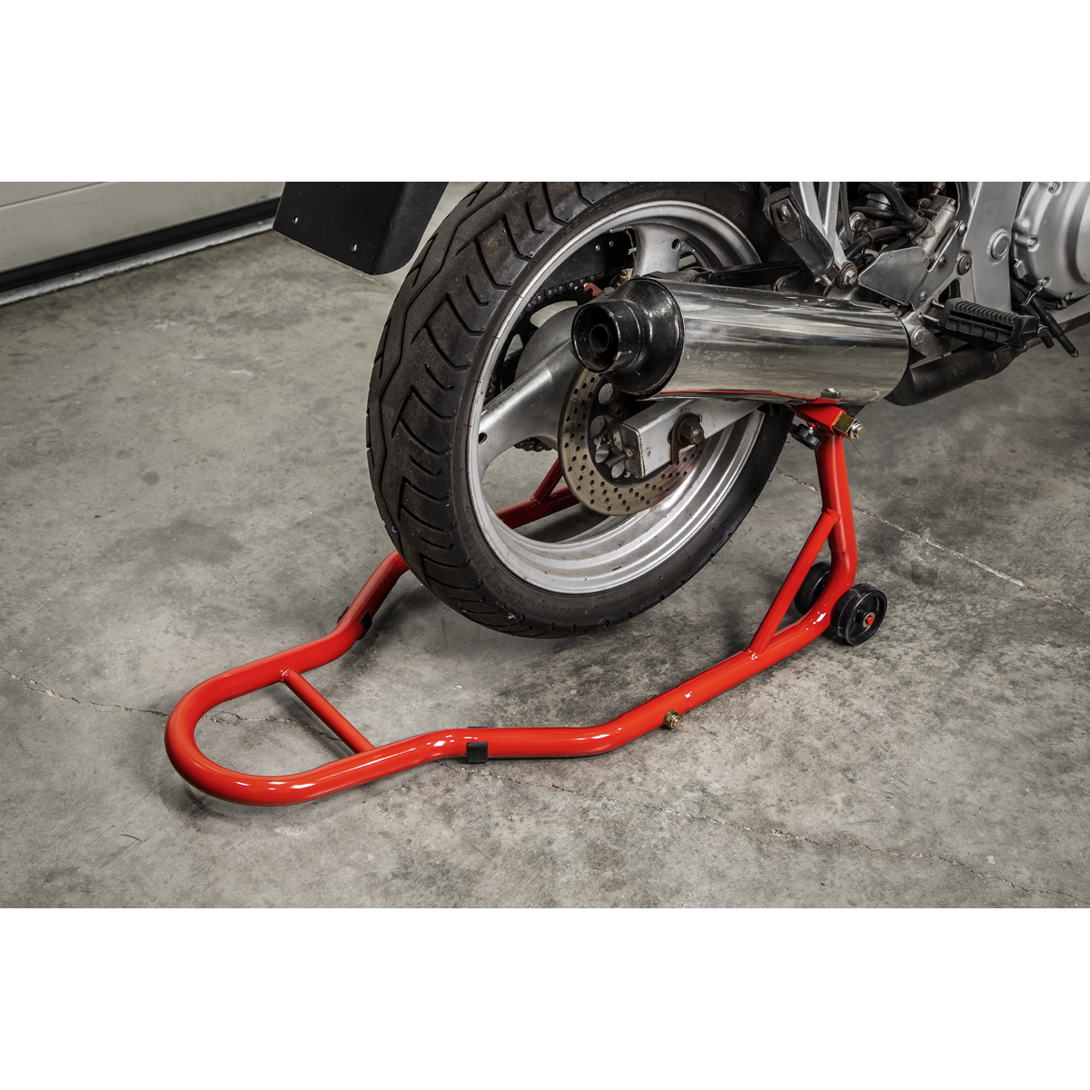 Universal Rear Paddock Stand with Rubber Supports - RPS2KD - Farming Parts