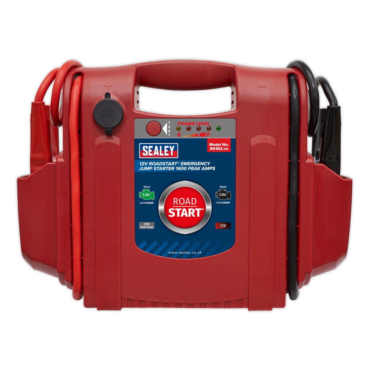 RoadStart® Emergency Jump Starter 12V 1600 Peak Amps - RS102 - Farming Parts