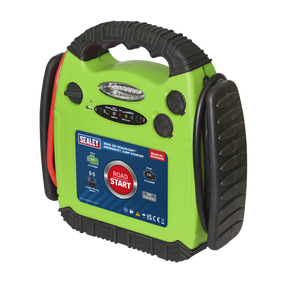 RoadStart® Emergency Jump Starter 12V 900 Peak Amps Hi-Vis Green - RS1312HV - Farming Parts