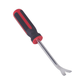 Sealey Trim Clip Tool - RT002 features a hardened carbon steel body and a black and red comfort grip handle.