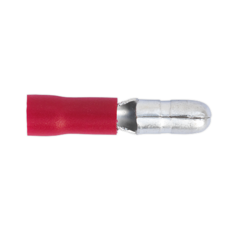 Bullet Terminal Ø4mm Male Red Pack of 100 - RT11 - Farming Parts