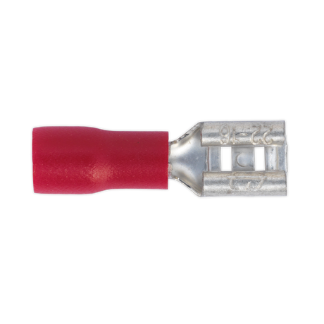 Push-On Terminal 4.8mm Female Red Pack of 100 - RT20 - Farming Parts
