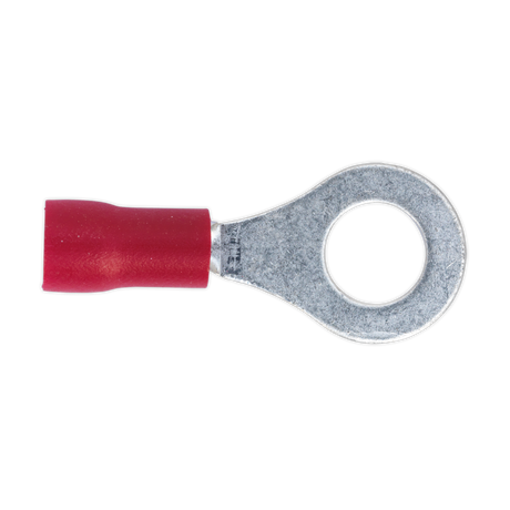 Easy-Entry Ring Terminal Ø6.4mm (1/4") Red Pack of 100 - RT26 - Farming Parts