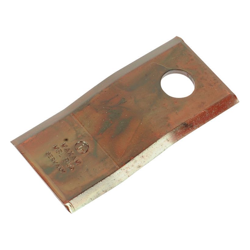 *SPECIAL PRICE* - Mower Blade - Stepped Blade - 105 x 50x4mm - Hole Ø17mm - RH & LH - Replacement for Maxam To fit as: MBL BLUE | Sparex Part No.S.105684