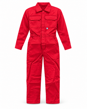 Kids Red Overall – Children's Long Sleeve Coverall – 333RD2