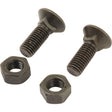 Two Sparex Round Countersunk Square Hex Bolts with washers and nuts on a white background.