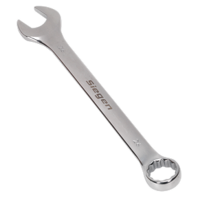 Image of a Sealey Combination Spanner 26mm - S01026 featuring an open-end and a box-end, crafted from durable Chrome Vanadium steel for superior corrosion resistance.