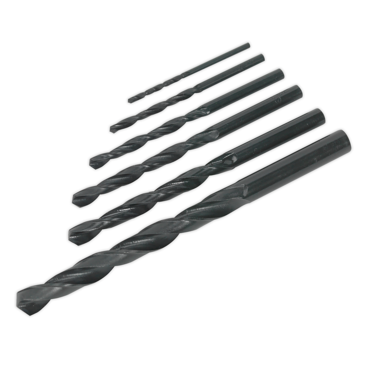 HSS Drill Bit Set 6pc DIN 338 - S01039 - Farming Parts