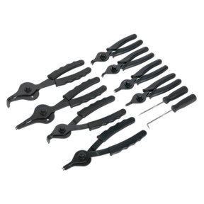 Circlip Pliers Set 10pc Internal/External - S01064 - Farming Parts