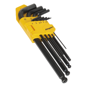 Ball-End Hex Key Set 9pc Long Metric - S01093 - Farming Parts
