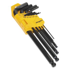 Ball-End Hex Key Set 9pc Long Imperial - S01098 - Farming Parts