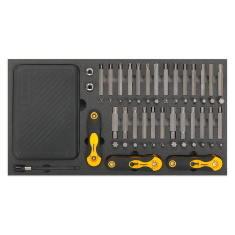 Tool Tray with Specialised Bits & Folding Hex Keys 192pc - S01126 - Farming Parts
