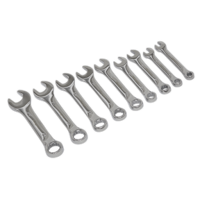 Stubby Combination Spanner Set 9pc - Metric - S01157 - Farming Parts