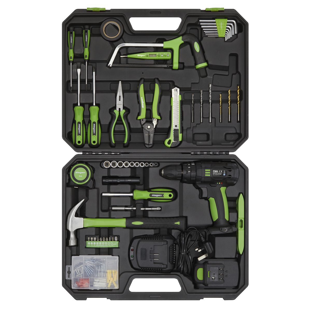 Tool Kit with Cordless Drill 101pc - S01224 - Farming Parts