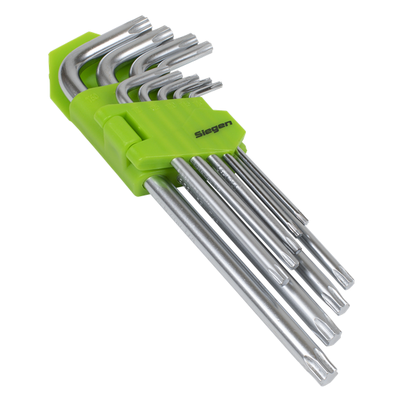 Sealey | Siegen Long TRX-Star* Key Set 9pc - S01262