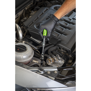 Siegen Extendable Flexi-Head Ratchet Wrench 1/4"Sq Drive - SE-S01294