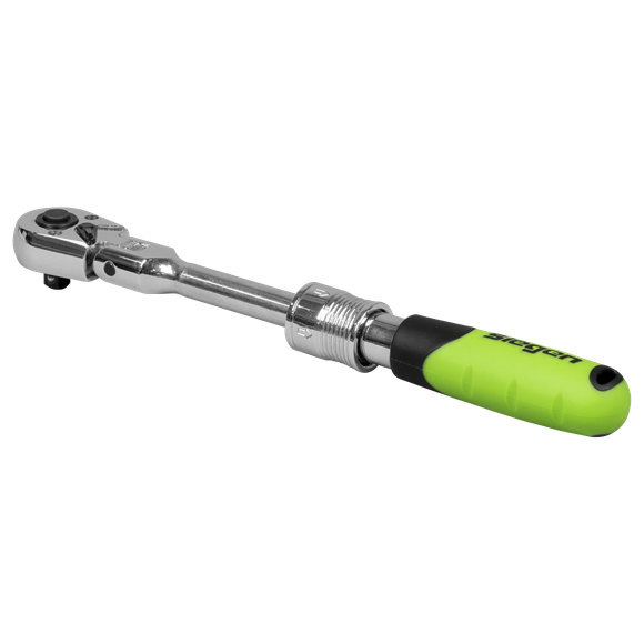 Siegen Extendable Flexi-Head Ratchet Wrench 1/4"Sq Drive - SE-S01294