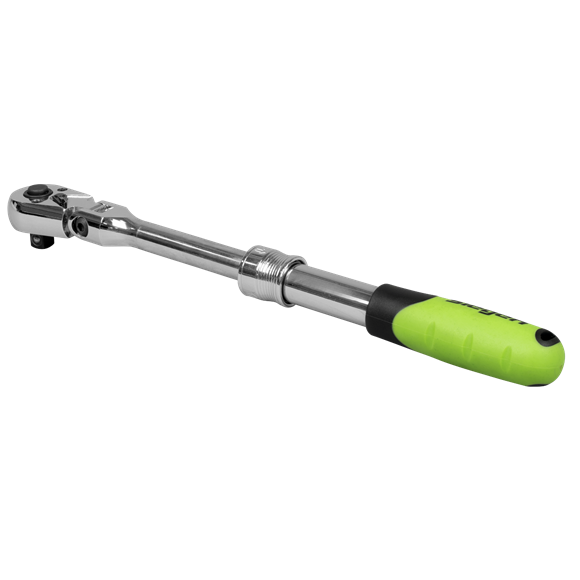 Siegen Extendable Flexi-Head Ratchet Wrench 3/8"Sq Drive - SE-S01295
