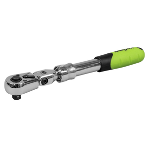Siegen Extendable Flexi-Head Ratchet Wrench 3/8"Sq Drive - SE-S01295