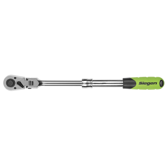 Siegen Extendable Flexi-Head Ratchet Wrench 1/2"Sq Drive - SE-S01296