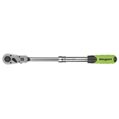 Siegen Extendable Flexi-Head Ratchet Wrench 1/2"Sq Drive - SE-S01296